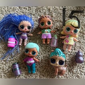 L.O.L. Surprise! Dolls with Blue and Pink Highlights